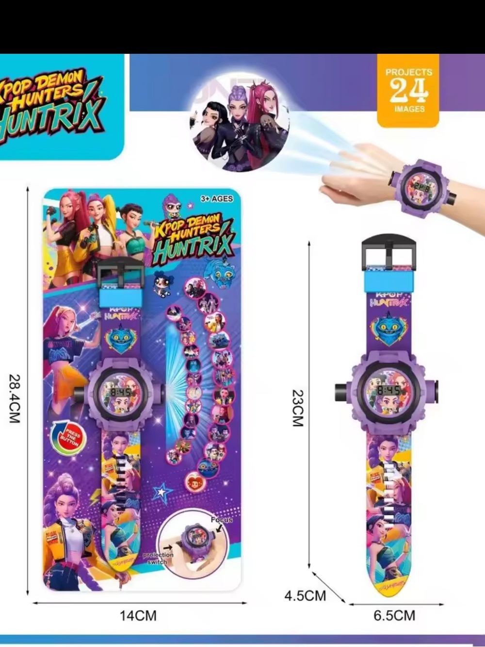 Kpop demon hunters kids Purple Projection 24 images Watch - Kpop Demon Hunters